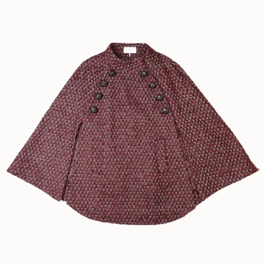 Emilio Pucci Mohair & Wool Blend Cape  IT 40 / US 6
